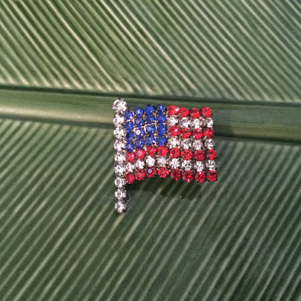 Patriotic Rhinestone  🇺🇸 Brooch
